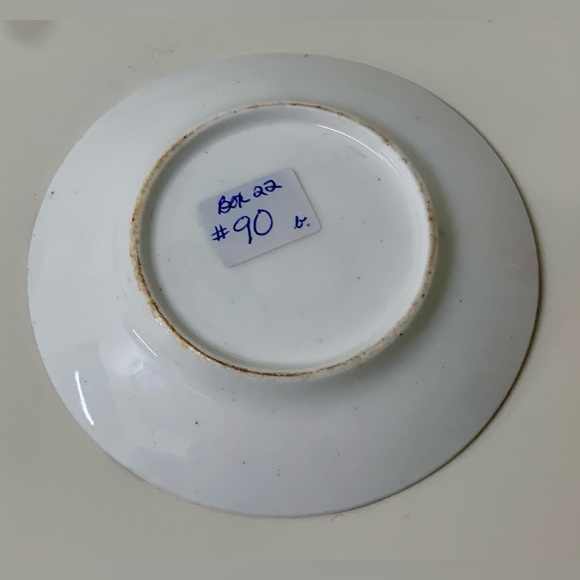 19th Century Antique Gaudy Welsh Hexagon Pattern Miniature Luster Child’s Plate - Picture 6 of 16